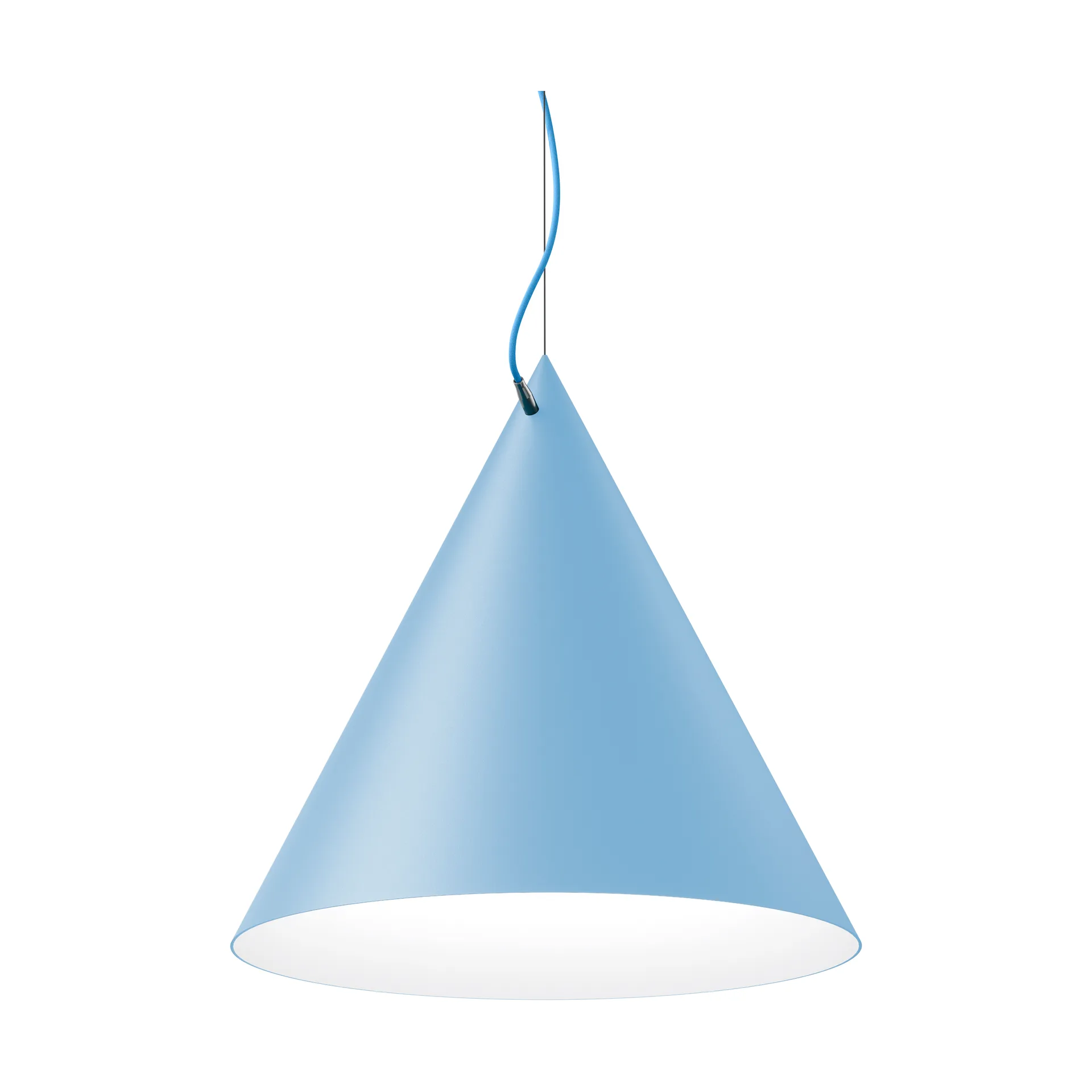 Lampada a sospensione Castor 60 cm, Azzurro pastello-azzurro-argento Noon