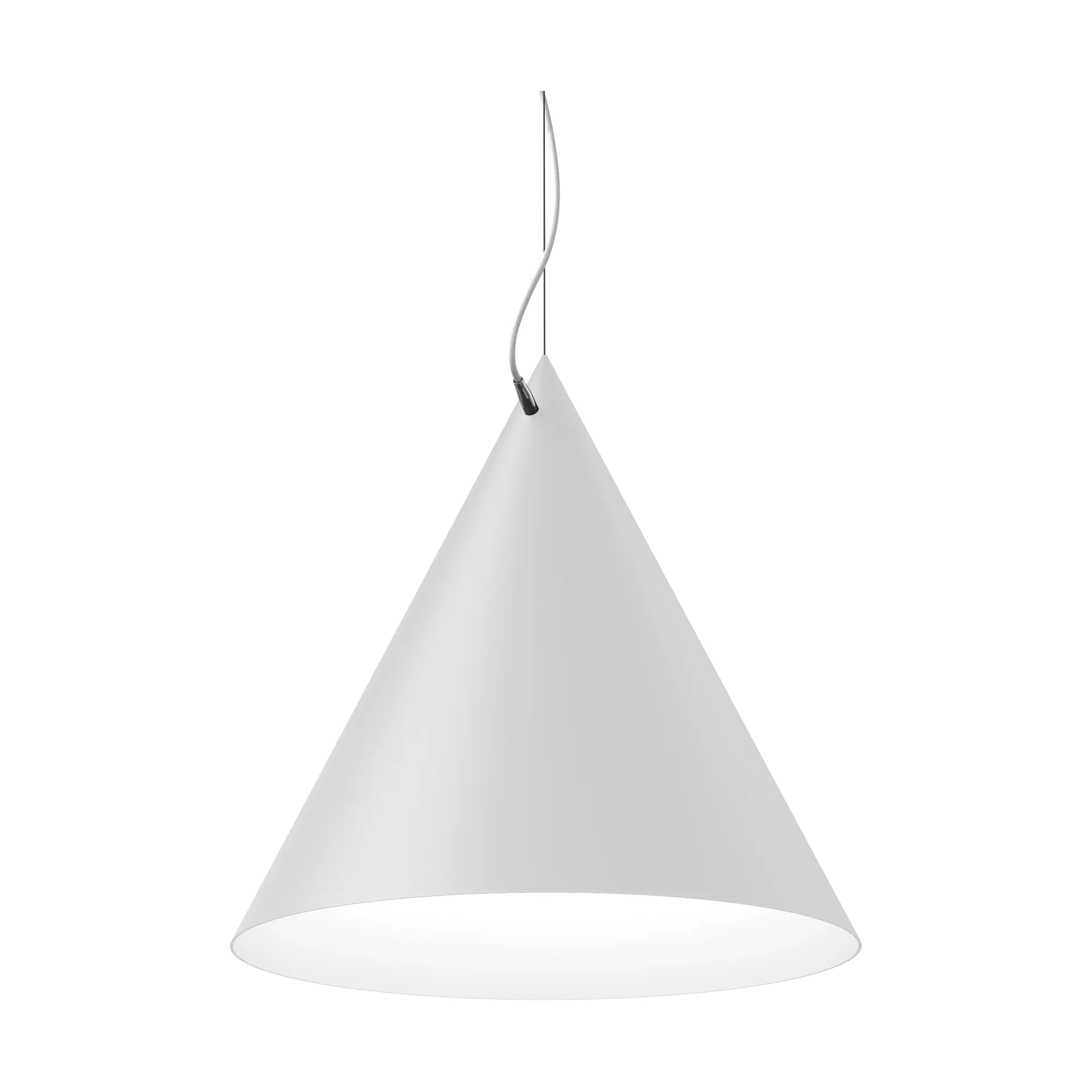 Lampada a sospensione Castor 60 cm, Bianco-bianco-argento Noon
