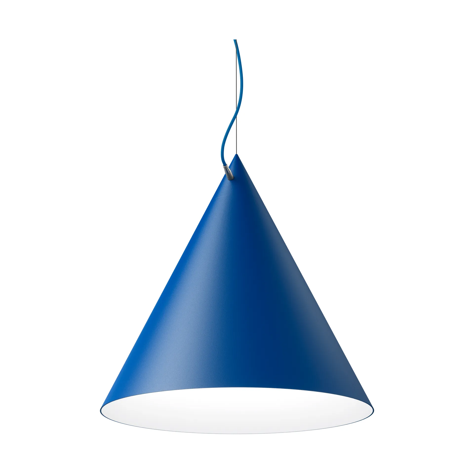 Lampada a sospensione Castor 60 cm, Blu-blu-argento Noon
