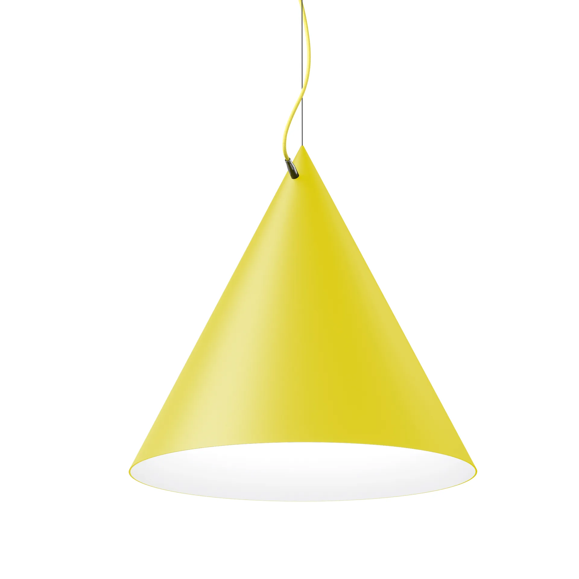 Lampada a sospensione Castor 60 cm, Giallo-giallo chiaro-argento Noon