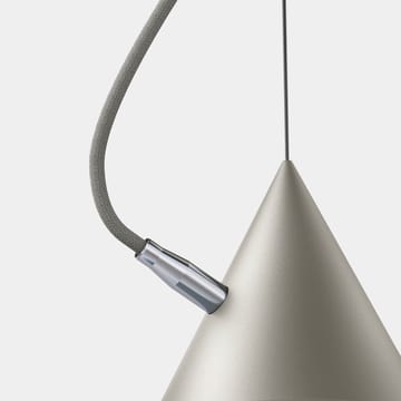 Lampada a sospensione Castor 60 cm - Grigio-grigio chiaro-argento - Noon