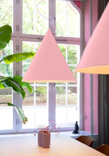 Lampada a sospensione Castor 60 cm - Rosa-rosa-argento - Noon