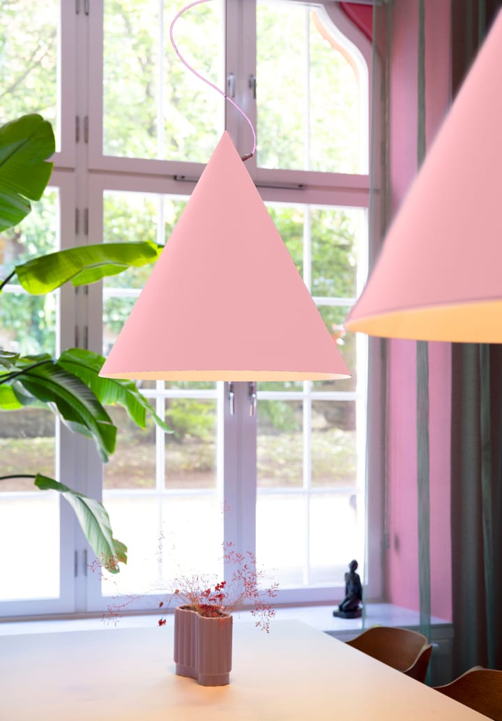 Lampada a sospensione Castor 60 cm - Rosa-rosa-argento - Noon