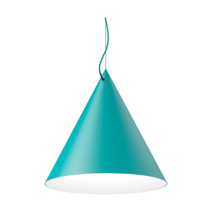 Lampada a sospensione Castor 60 cm - Turchese-turchese-argento - Noon