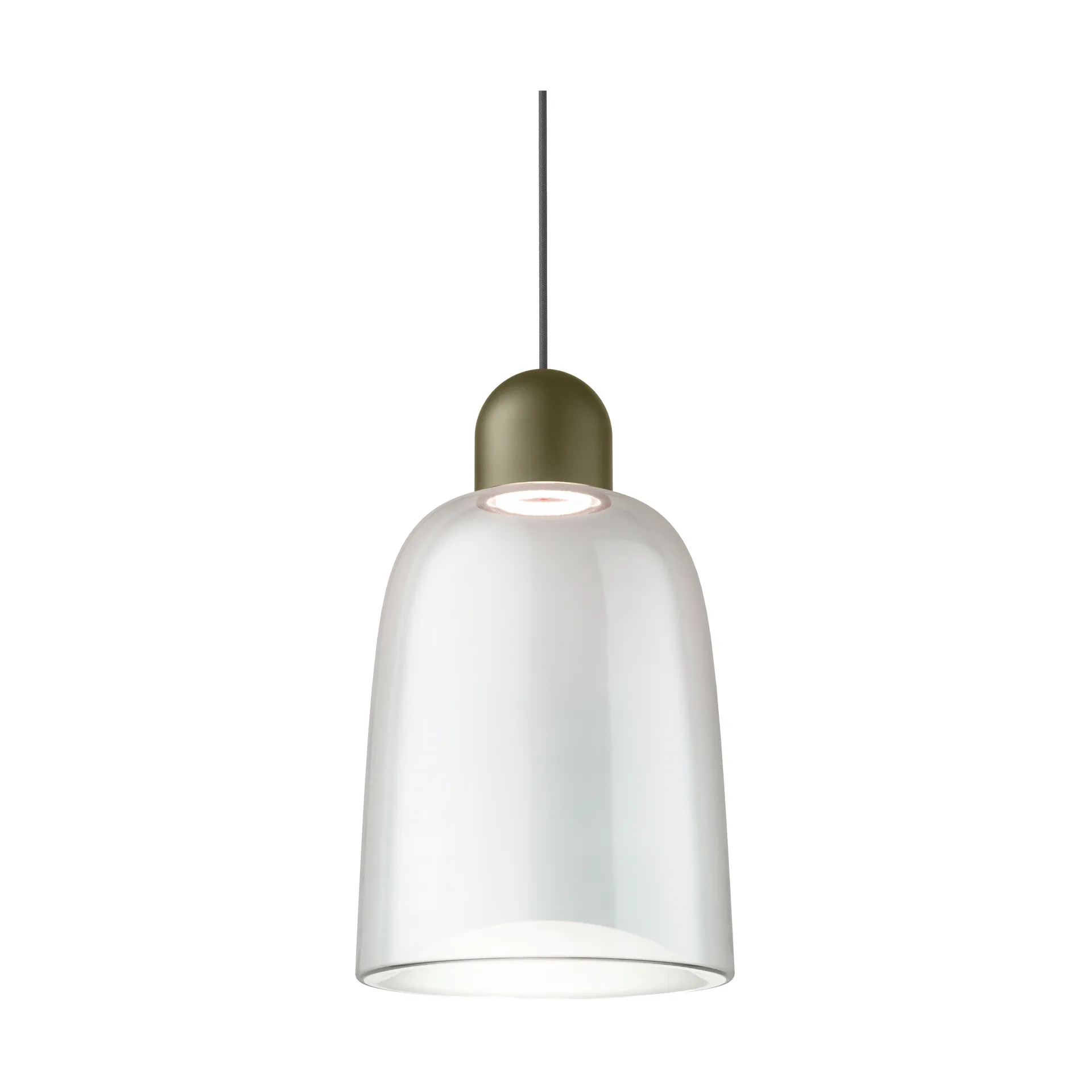 Lampada a sospensione Dia 27 cm, Grigio oliva-grigio scuro Noon