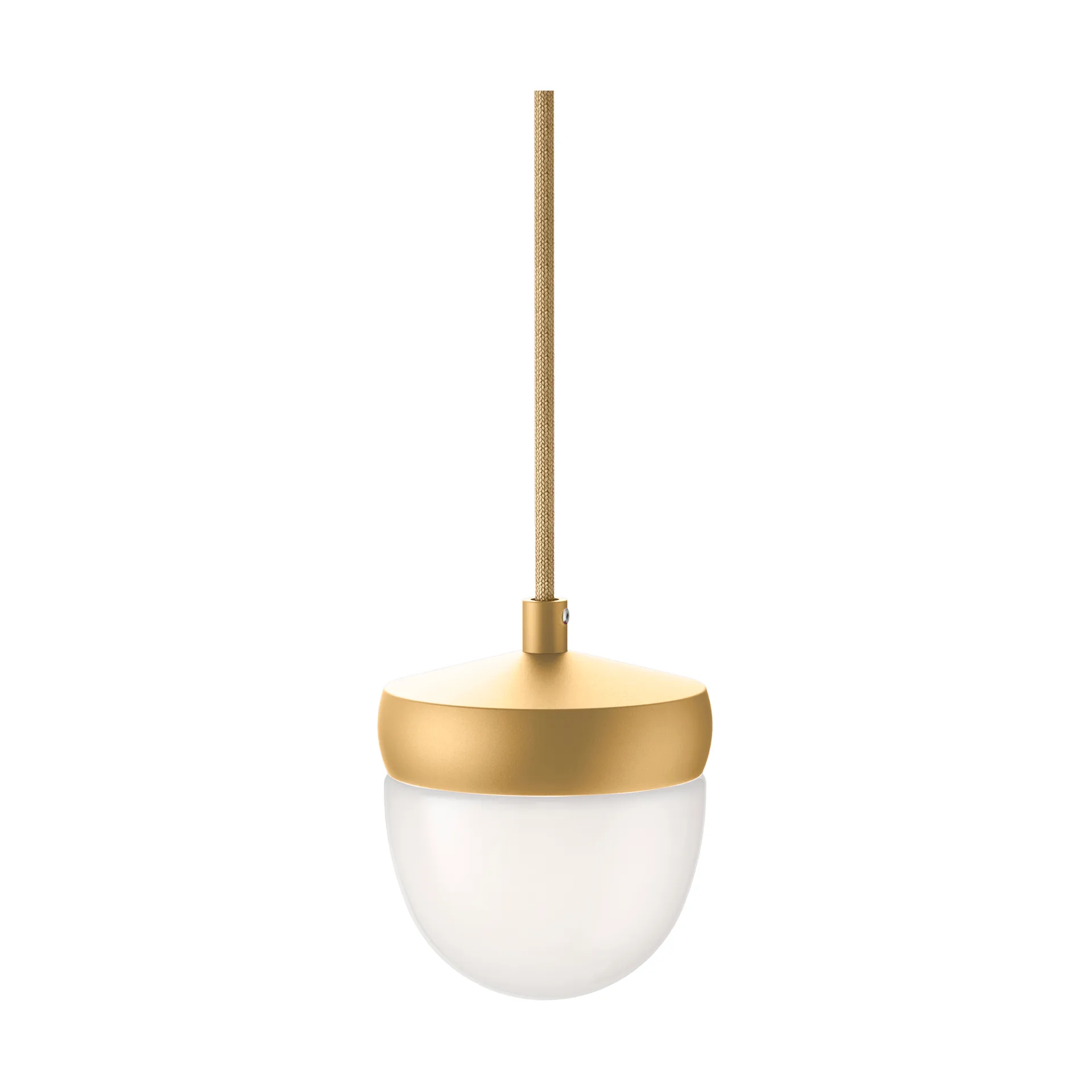 Lampada a sospensione Pan in vetro smerigliato 10 cm, Beige-beige chiaro Noon