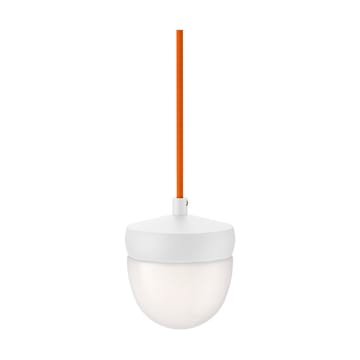 Lampada a sospensione Pan in vetro smerigliato 10 cm - Bianco-arancione - Noon