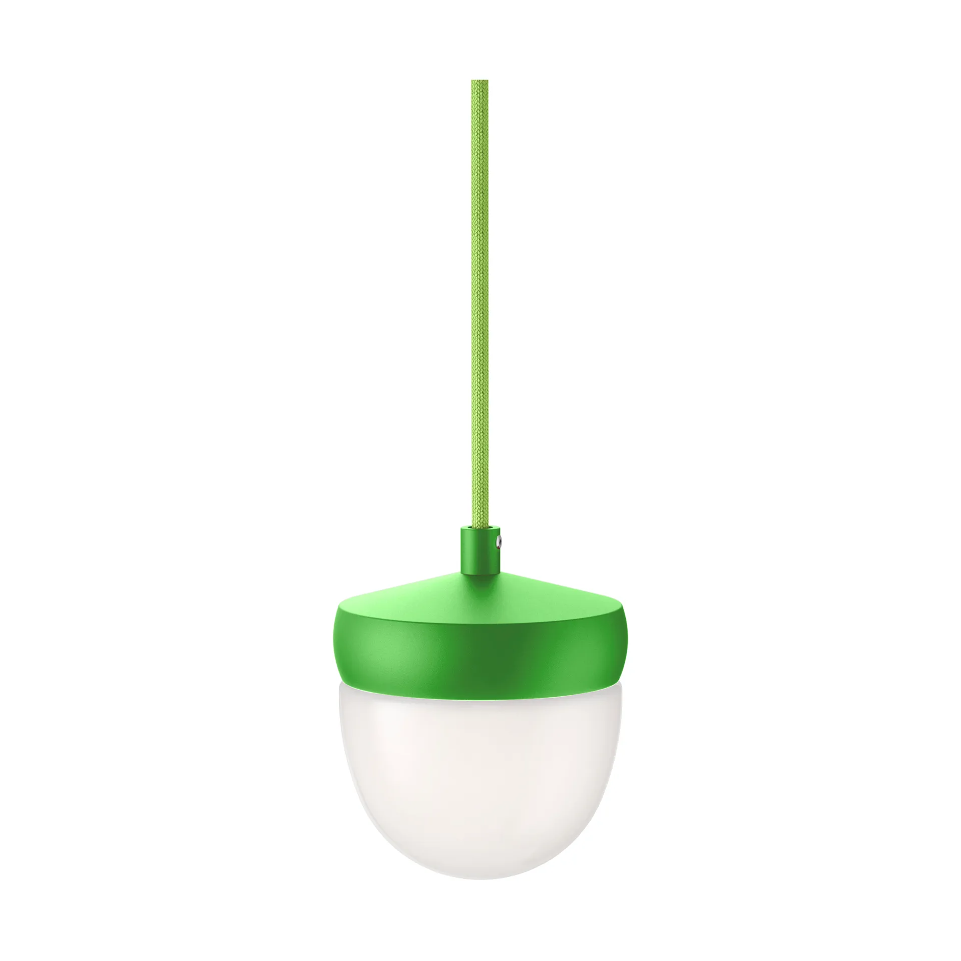 Lampada a sospensione Pan in vetro smerigliato 10 cm, Verde chiaro-verde chiaro Noon