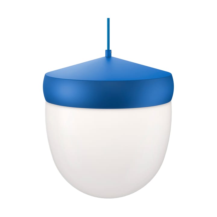 Lampada a sospensione Pan in vetro smerigliato 30 cm - Blu-blu - Noon