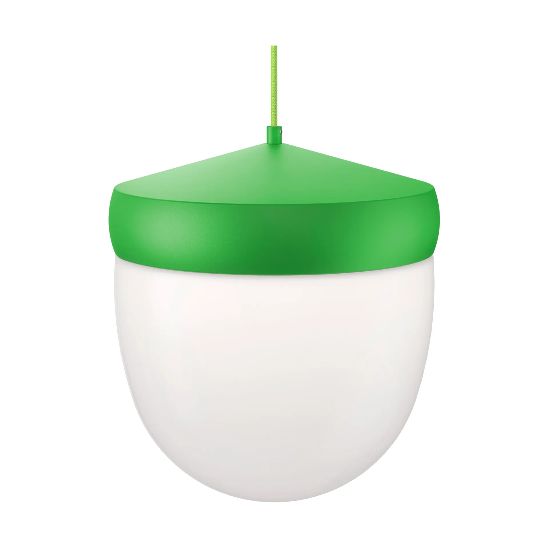 Lampada a sospensione Pan in vetro smerigliato 30 cm, Verde chiaro-verde chiaro Noon