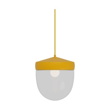 Lampada a sospensione Pan in vetro trasparente 30 cm - Giallo dorato-giallo zolfo - Noon