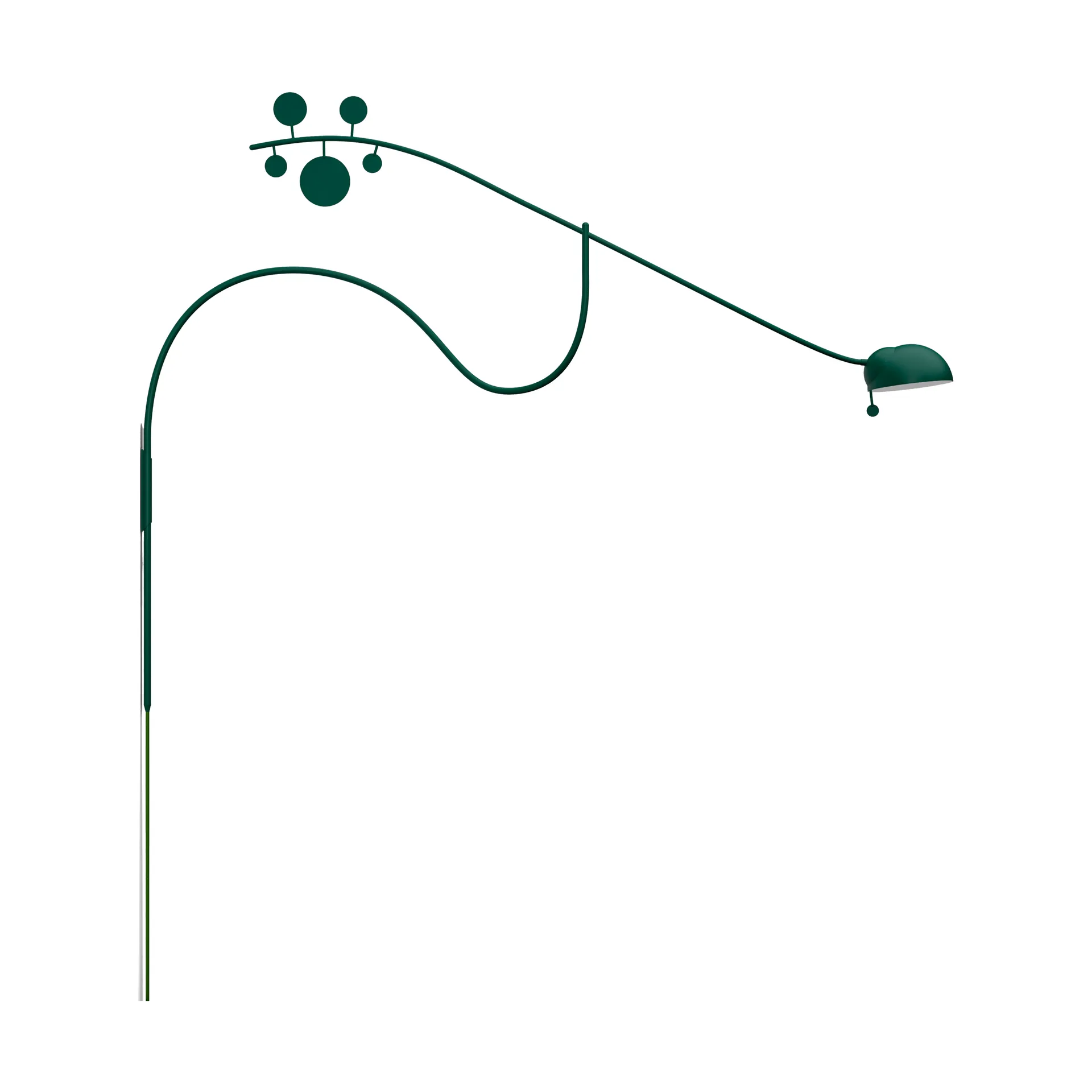Lampada da parete Juno, British racing green-verde scuro Noon