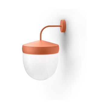 Lampada da parete Pan in vetro smerigliato 30 cm - Albicocca - Noon
