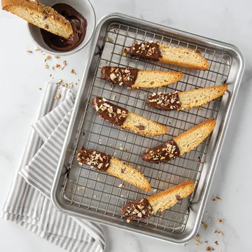 Piastra da forno Naturals con griglia - Argento - Nordic Ware