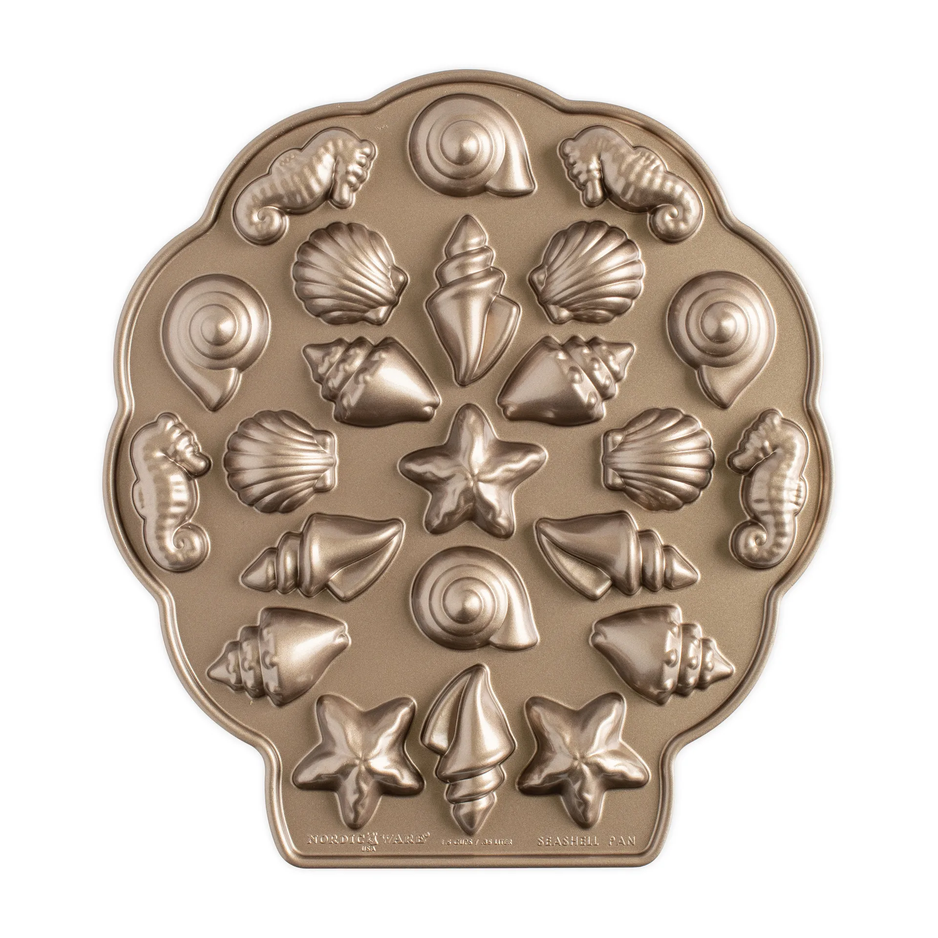 Teglia con stampi marini Nordic Ware, 0,4 L Nordic Ware