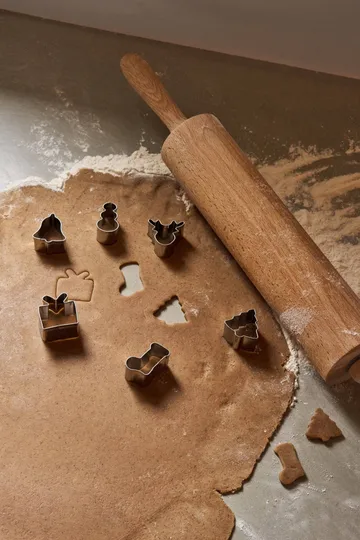 BAKE stampino per biscotti di pan di zenzero - Natale, mini, 6 pezzi - Nordwik