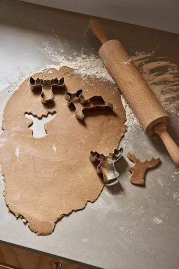 BAKE stampino per biscotti di pan di zenzero - Renna, 3 pezzi - Nordwik