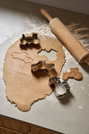 BAKE stampino per biscotti di pan di zenzero - Veicoli, 3 pezzi - Nordwik