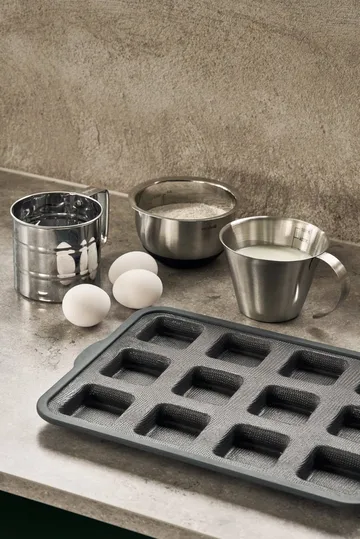 BAKE stampo in silicone con telaio rinforzato - Rettangolare, 6 pezzi, 36x26 cm - Nordwik