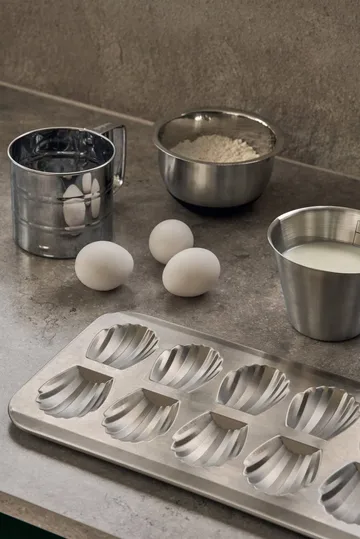BAKE stampo per madeleine - Acciaio inossidabile, 12 pezzi - Nordwik