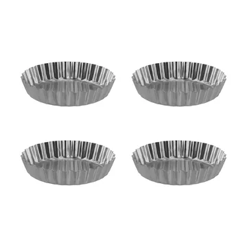 BAKE stampo per tartellette - Acciaio inossidabile, 4 pezzi - Nordwik