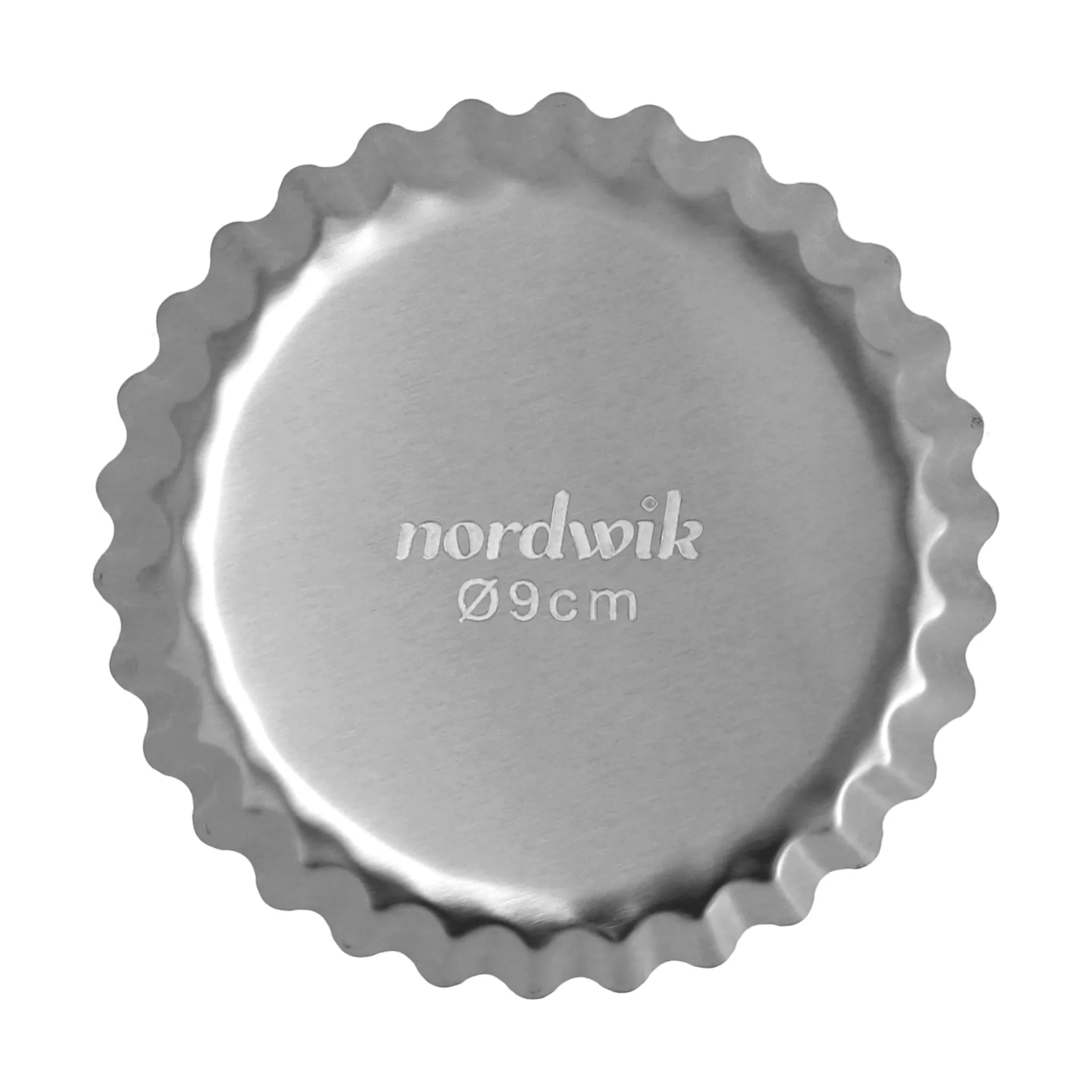 BAKE stampo per tartellette, Acciaio inossidabile, 4 pezzi Nordwik