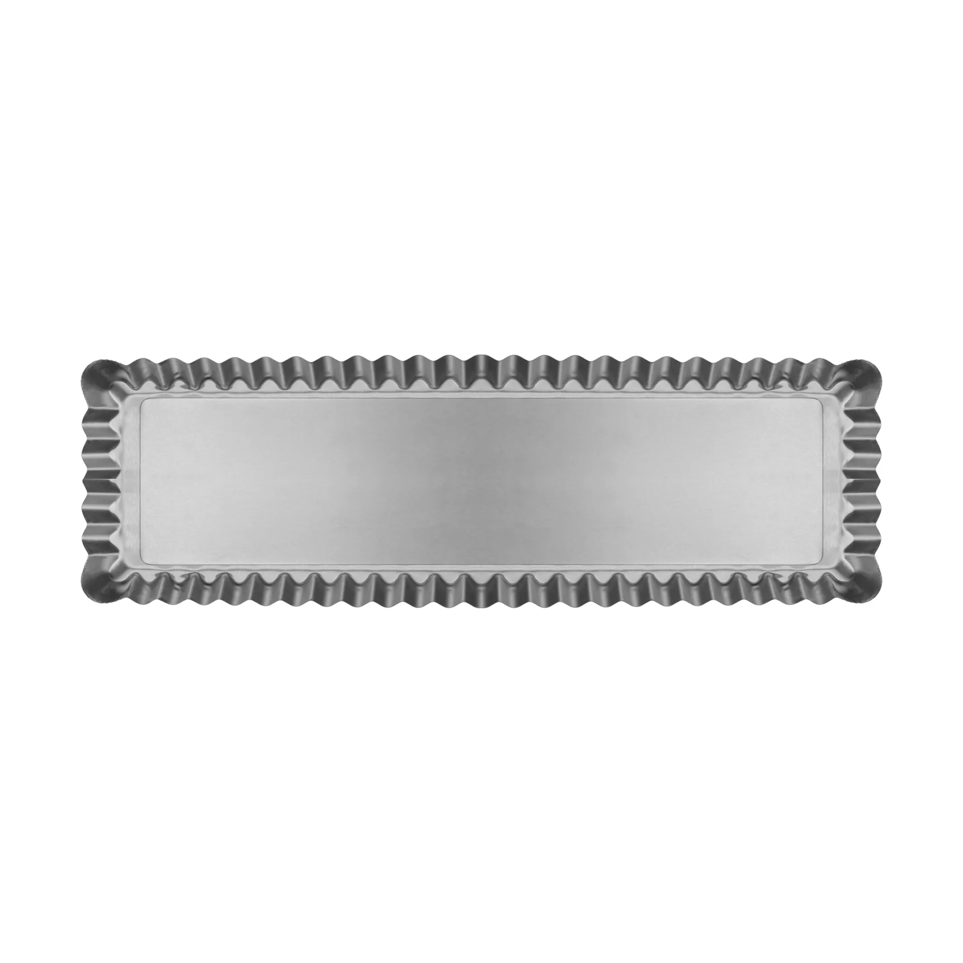 BAKE tortiera per crostata con fondo removibile, Rettangolare, in acciaio inossidabile, 35x11 cm Nordwik