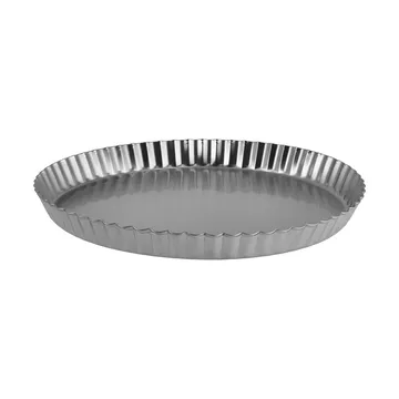 BAKE tortiera per crostata con fondo removibile - Rotondo, in acciaio inossidabile, 30 cm - Nordwik