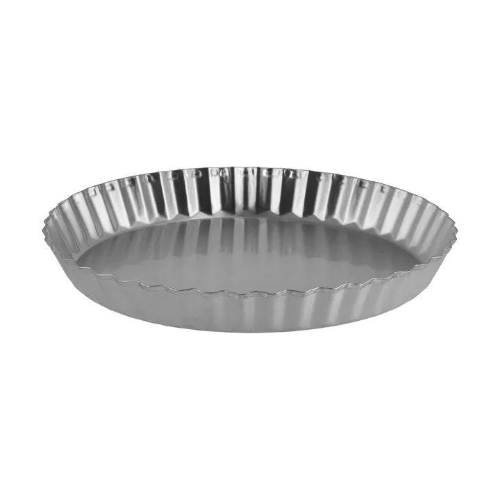 BAKE tortiera per crostata con fondo removibile - Rotondo, in acciaio inox, 24 cm - Nordwik