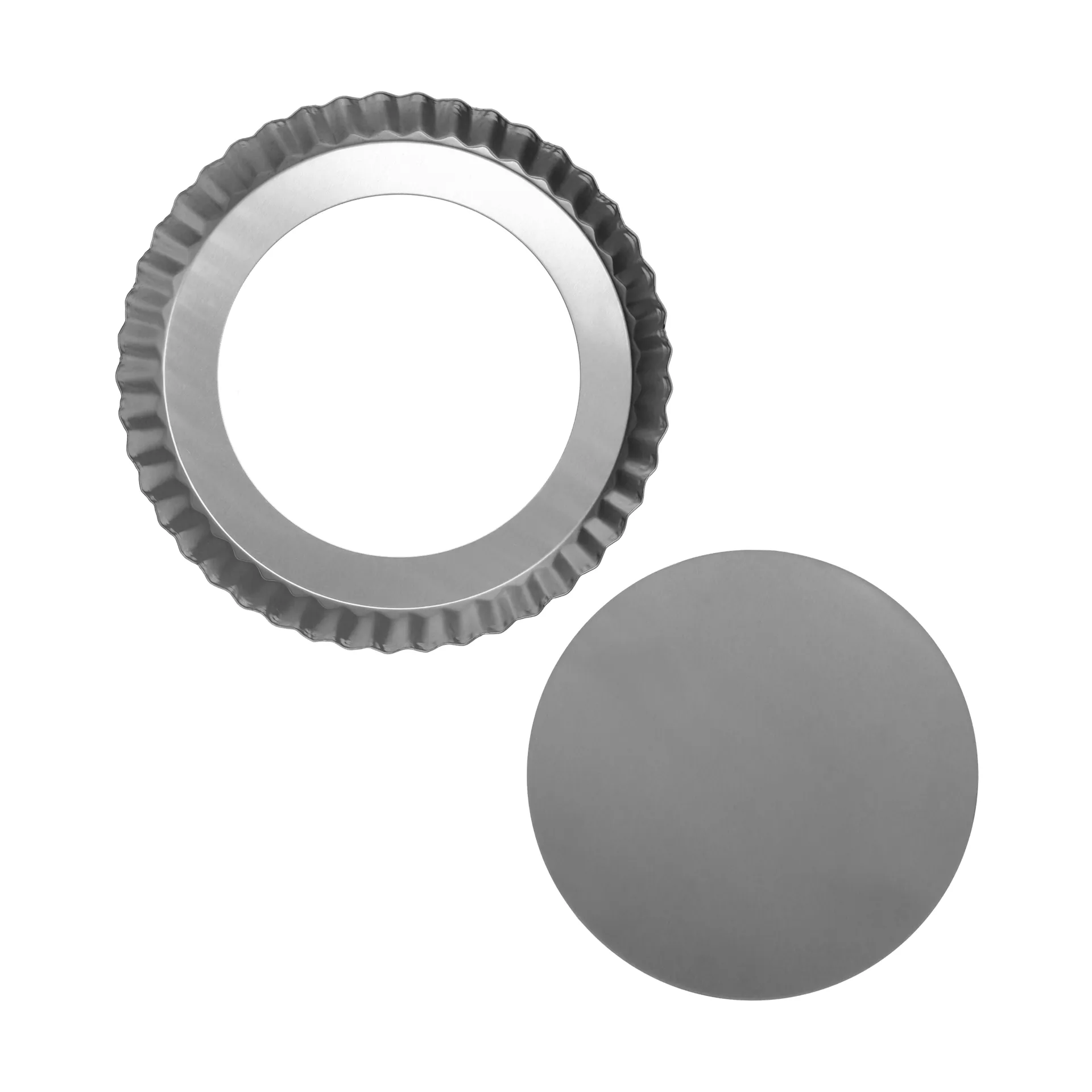 BAKE tortiera per crostata con fondo removibile, Rotondo, in acciaio inox, 24 cm Nordwik