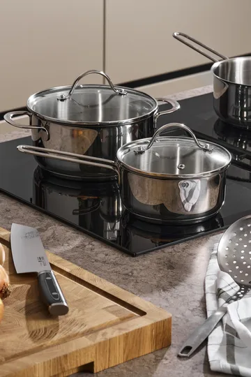 Casseruola con coperchio in vetro Nordwik 1,3 litri - Acciaio inossidabile - Nordwik