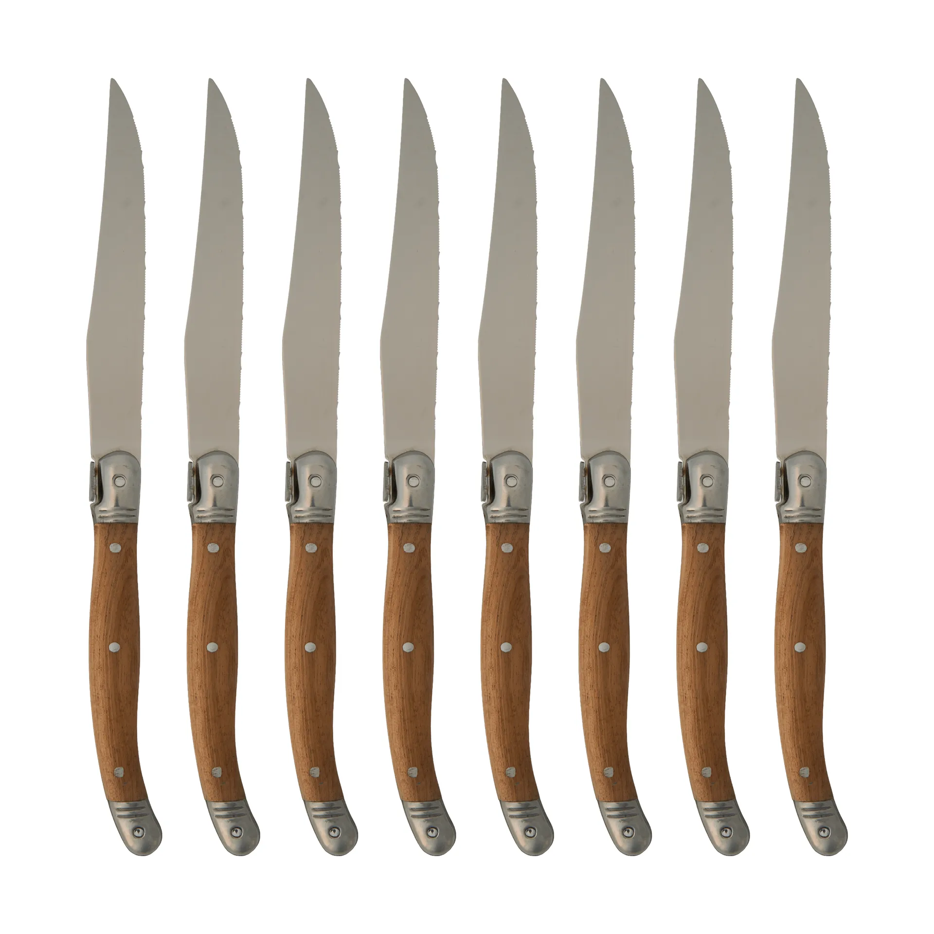 Coltello da bistecca Nordwik set da 8 pezzi, Acciaio inossidabile-legno Nordwik