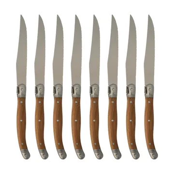 Coltello da bistecca Nordwik set da 8 pezzi - Acciaio inossidabile-legno - Nordwik