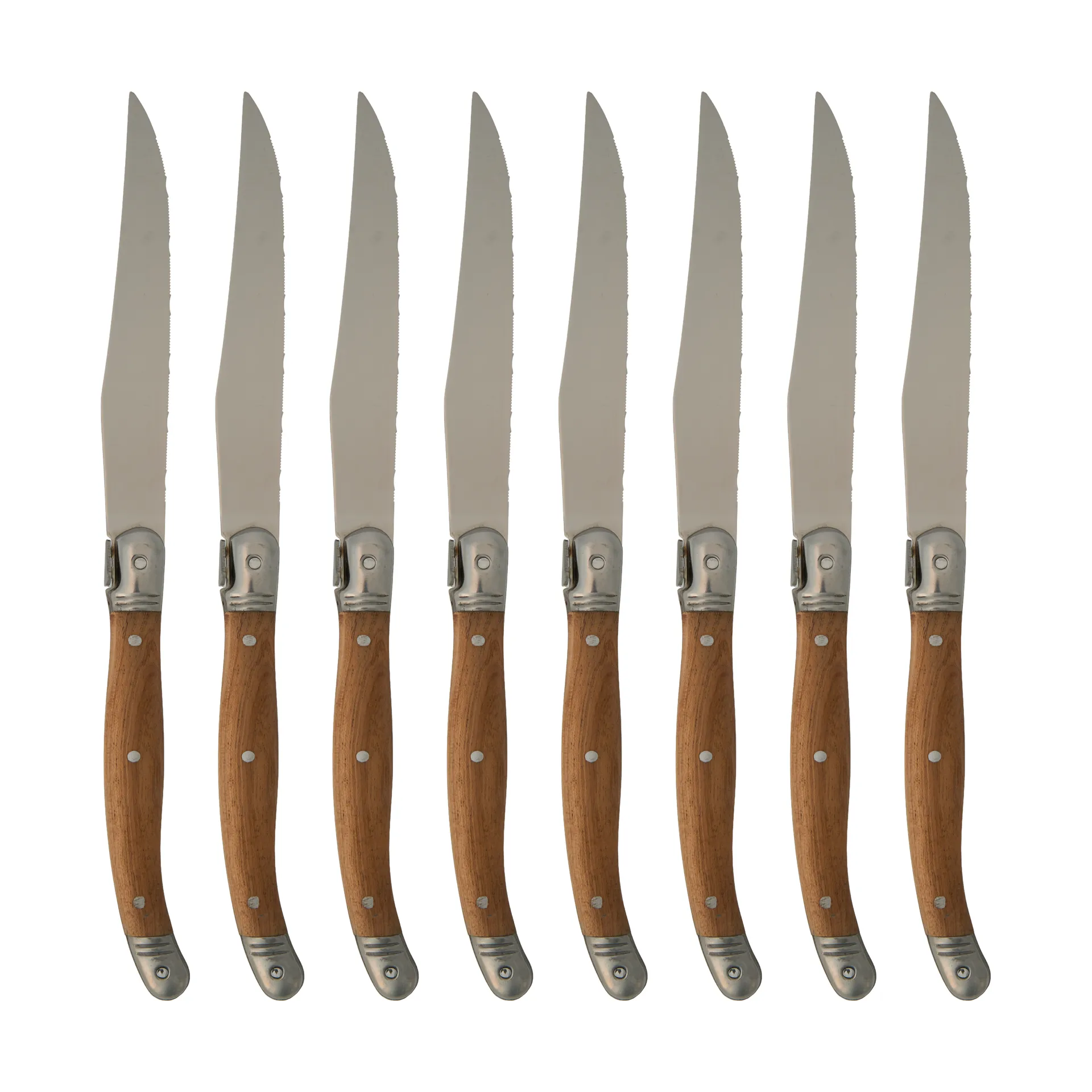 Coltello da bistecca Nordwik set da 8 pezzi, Acciaio inossidabile-legno Nordwik
