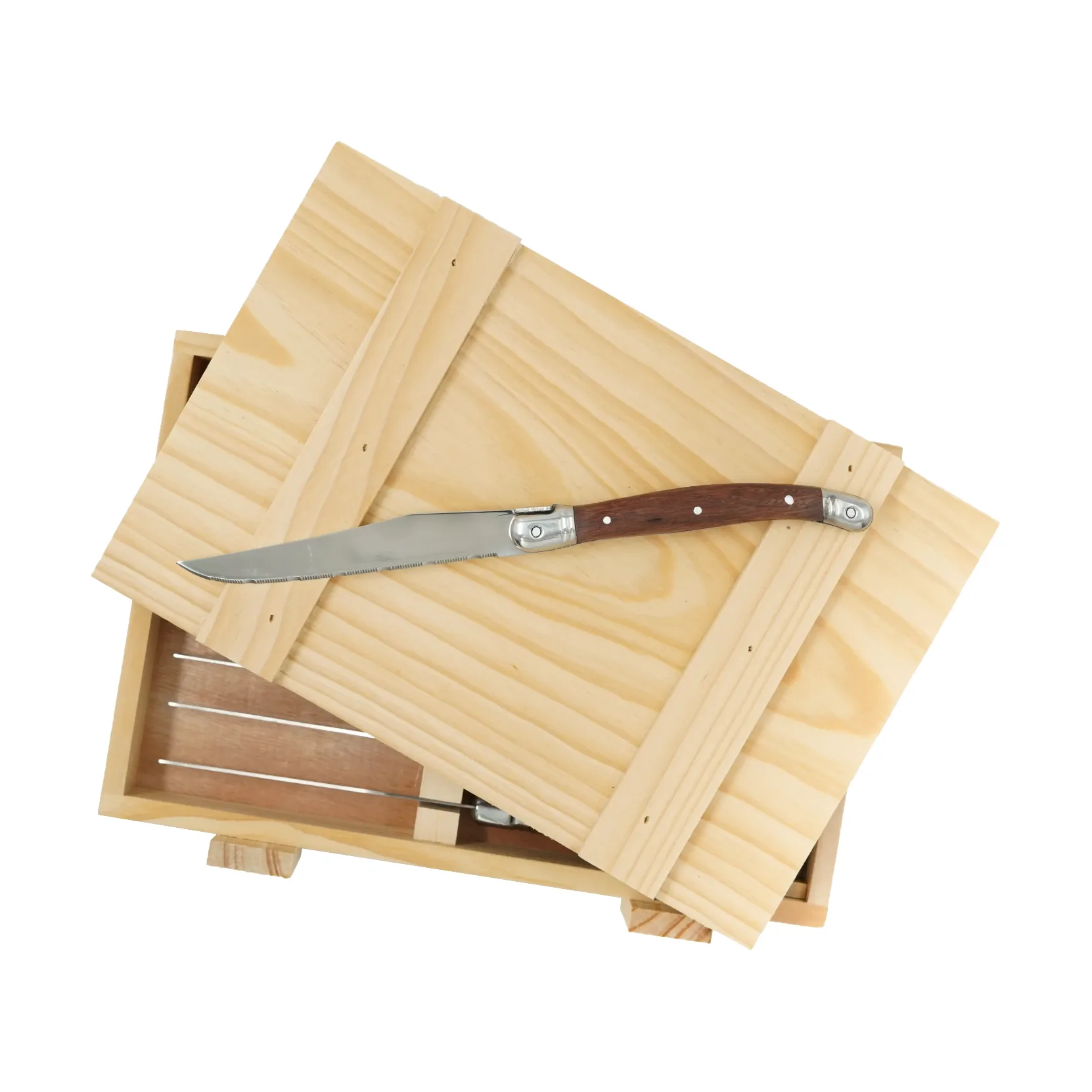 Coltello da bistecca Nordwik set da 8 pezzi, Acciaio inossidabile-legno Nordwik