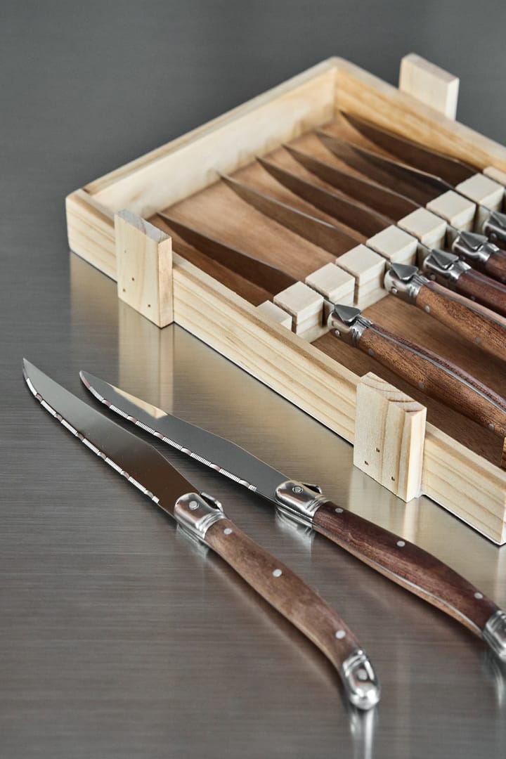 Coltello da bistecca Nordwik set da 8 pezzi, Acciaio inossidabile-legno Nordwik