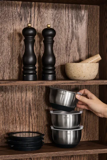 Coperchio in vetro Nordwik per minicontenitore premium - Confezione da 3 - Nordwik