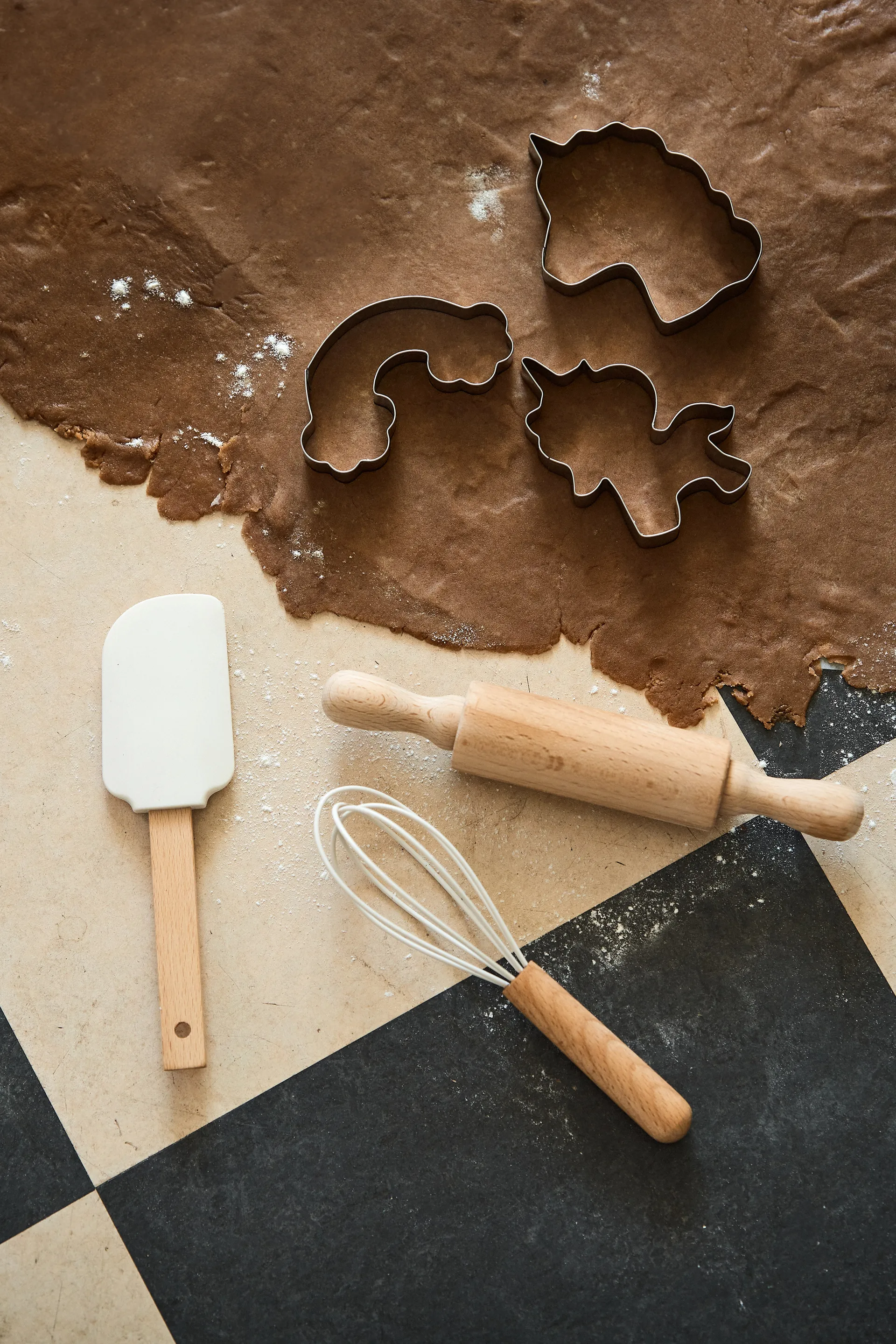 Formine biscotti unicorno Nordwik 3 pezzi, Acciaio inossidabile Nordwik