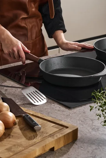 Padella in ghisa Nordwik con manico in legno - 28 cm - Nordwik