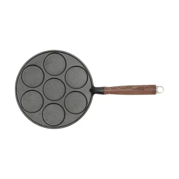 Padella per piadine Nordwik in ghisa con manico in legno - 25,5 cm - Nordwik