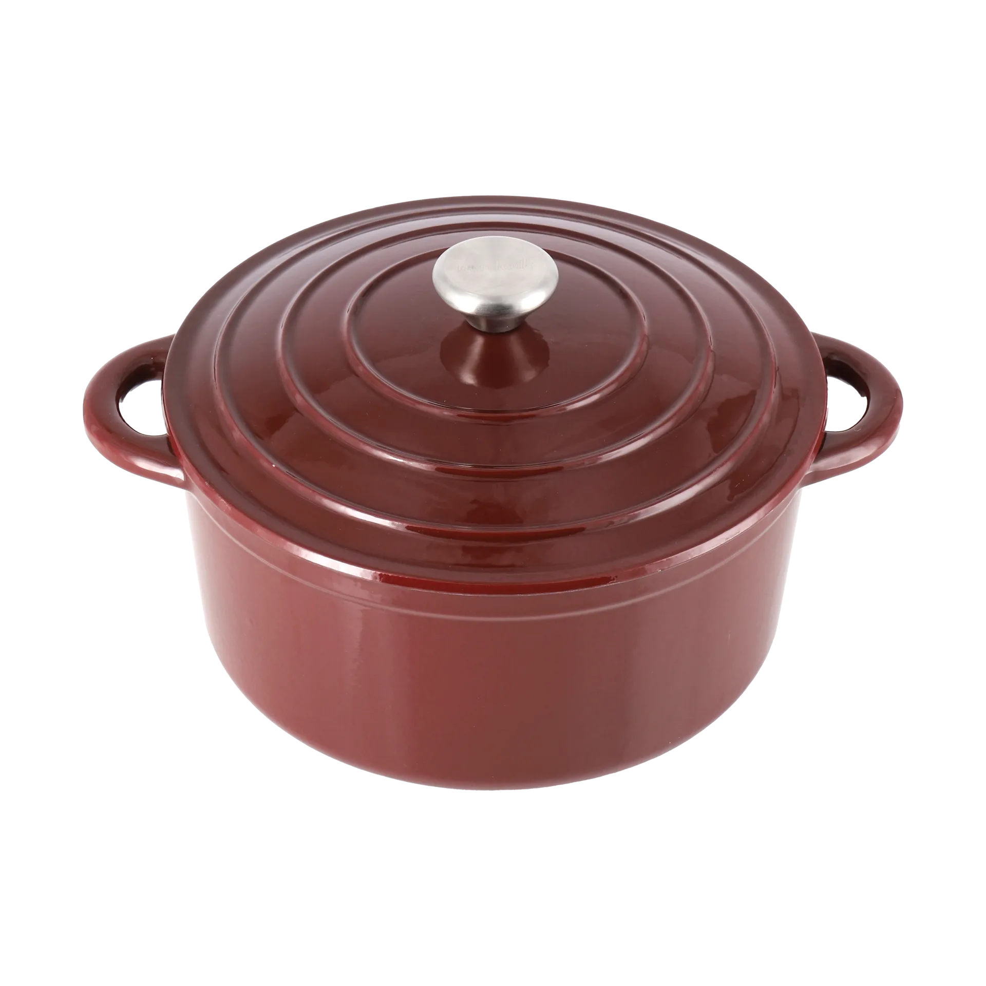 Pentola in ghisa tonda 5 l Nordwik, Borgogna Nordwik