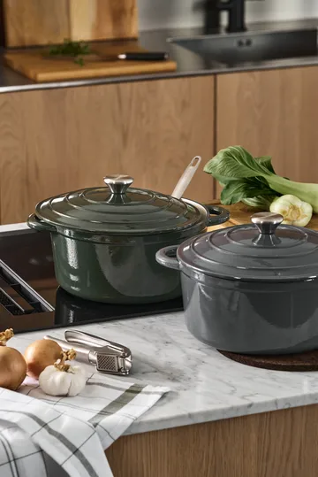 Pentola in ghisa tonda 5 l Nordwik - Grigio - Nordwik