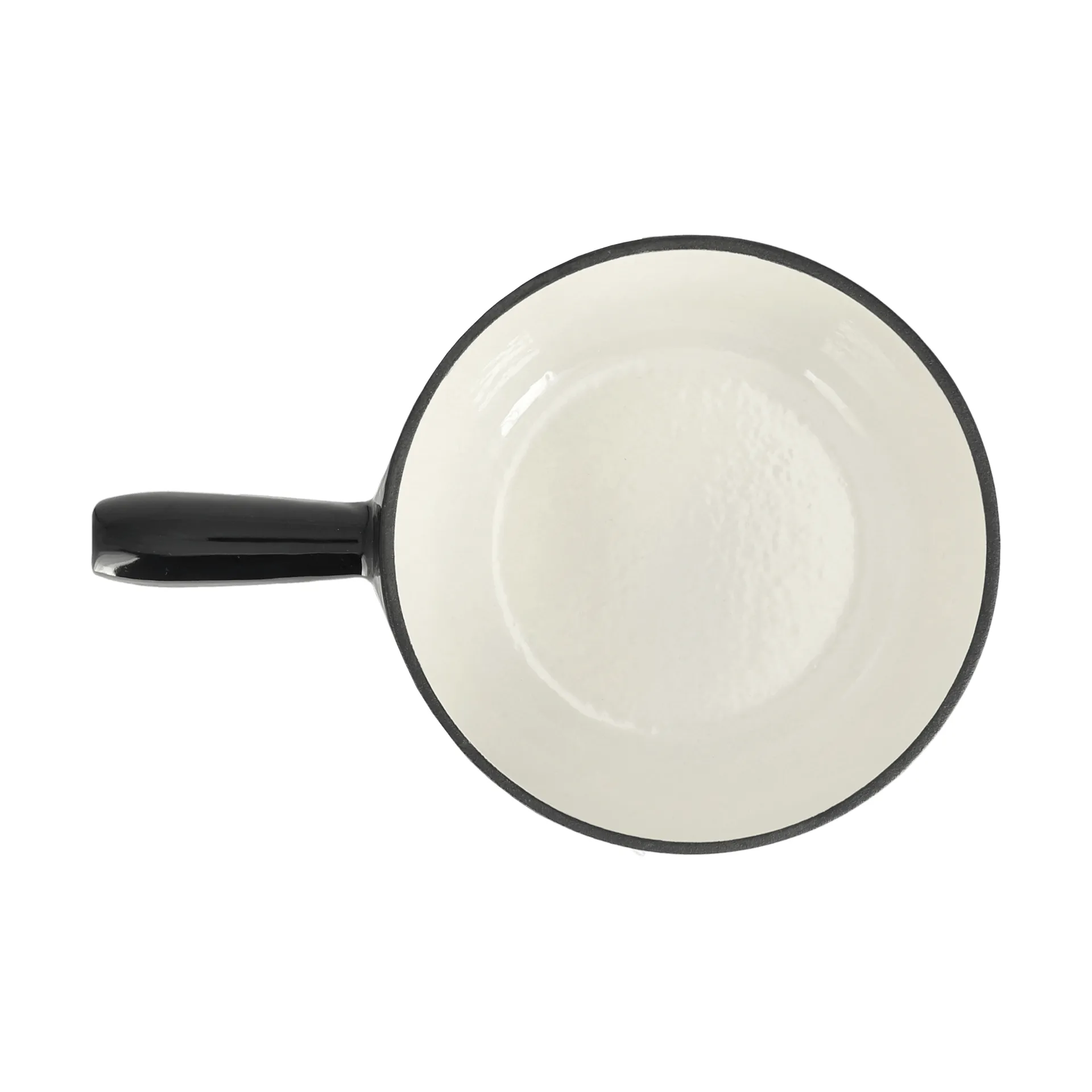Pentola per fonduta smaltata, Nero, 1,8 L Nordwik