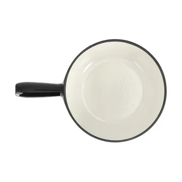 Pentola per fonduta smaltata - Nero, 1,8 L - Nordwik