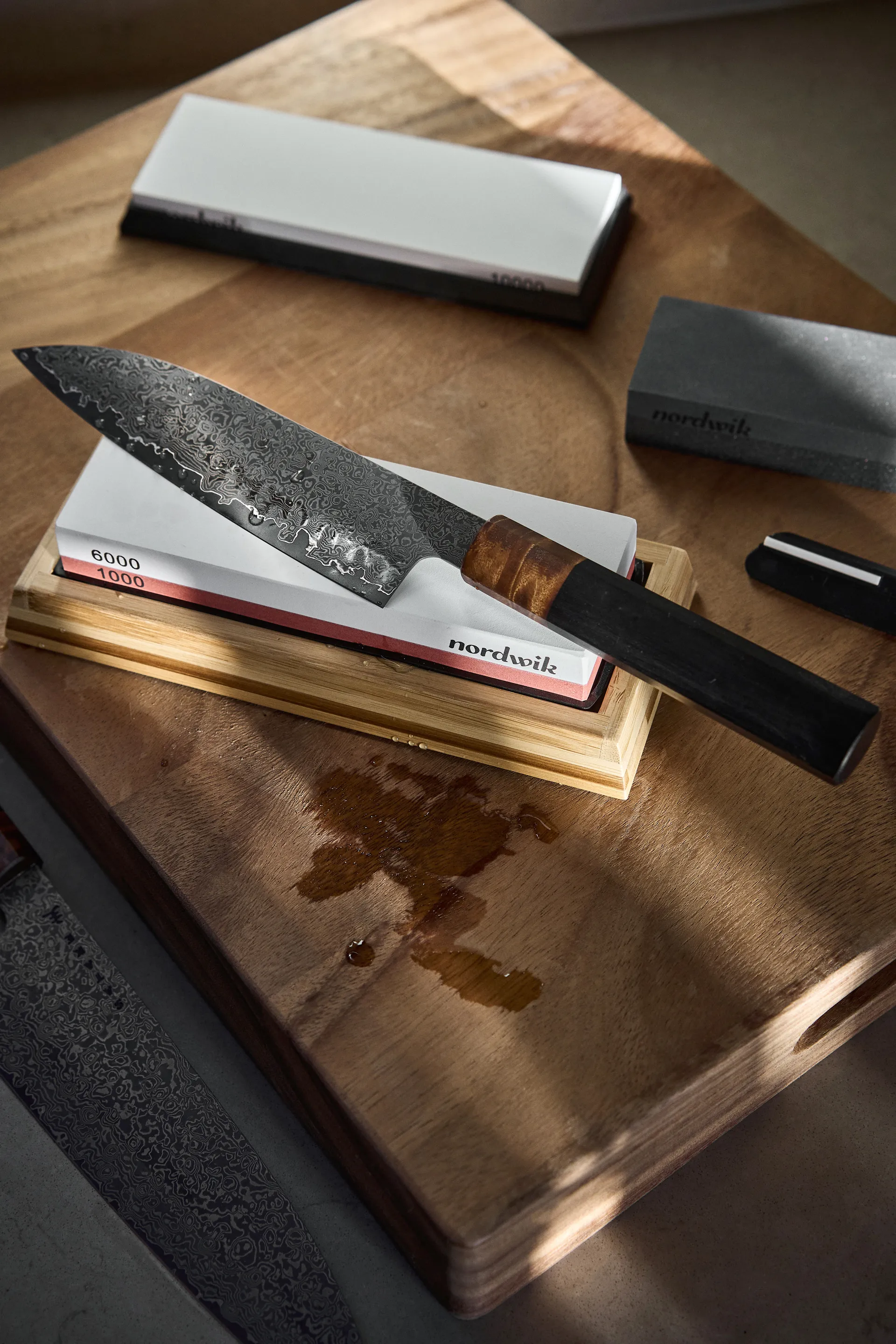 Pietra abrasiva ad umido con supporto, 1000/6000 grit Nordwik