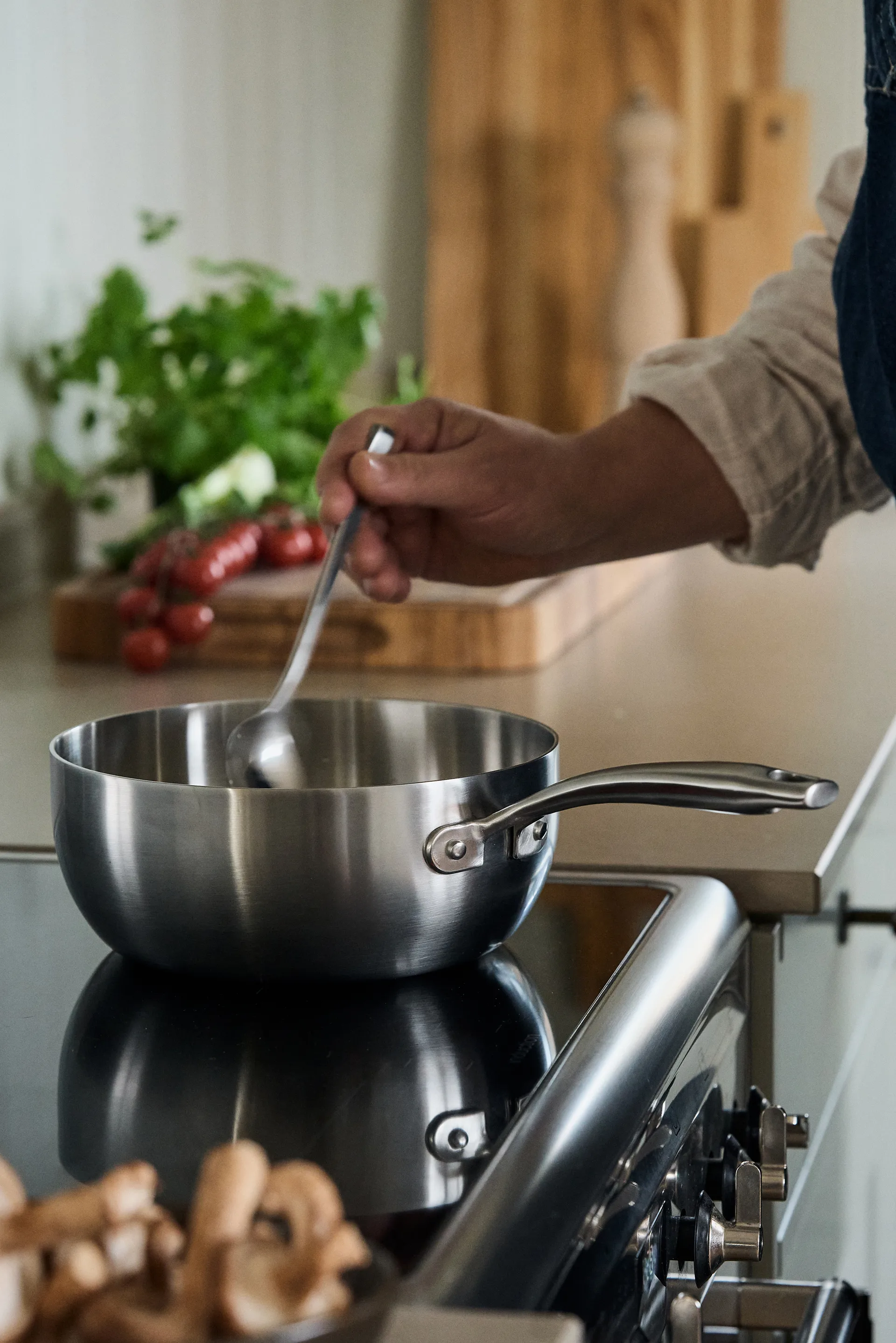 Sauteuse Nordwik 3-strati acciaio inossidabile, 20 cm Nordwik