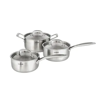Set di pentole Nordwik 3 strati 3 pezzi - 1,5 l, 2 l, 3 l - Nordwik