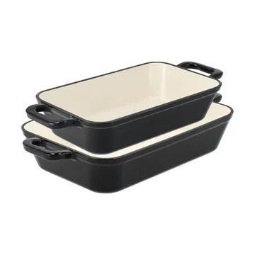 Set di pirofile da forno Nordwik 2 pezzi - Nero - Nordwik
