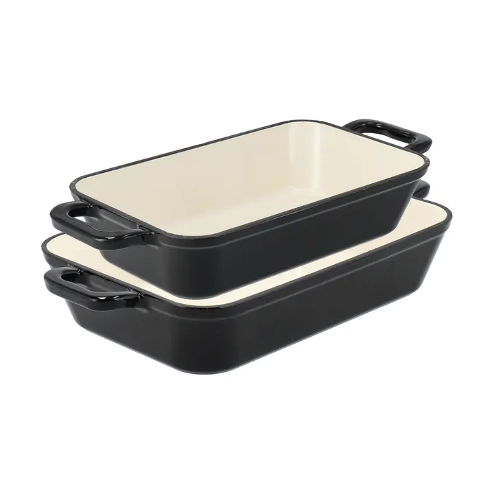 Set di pirofile da forno Nordwik 2 pezzi - Nero - Nordwik