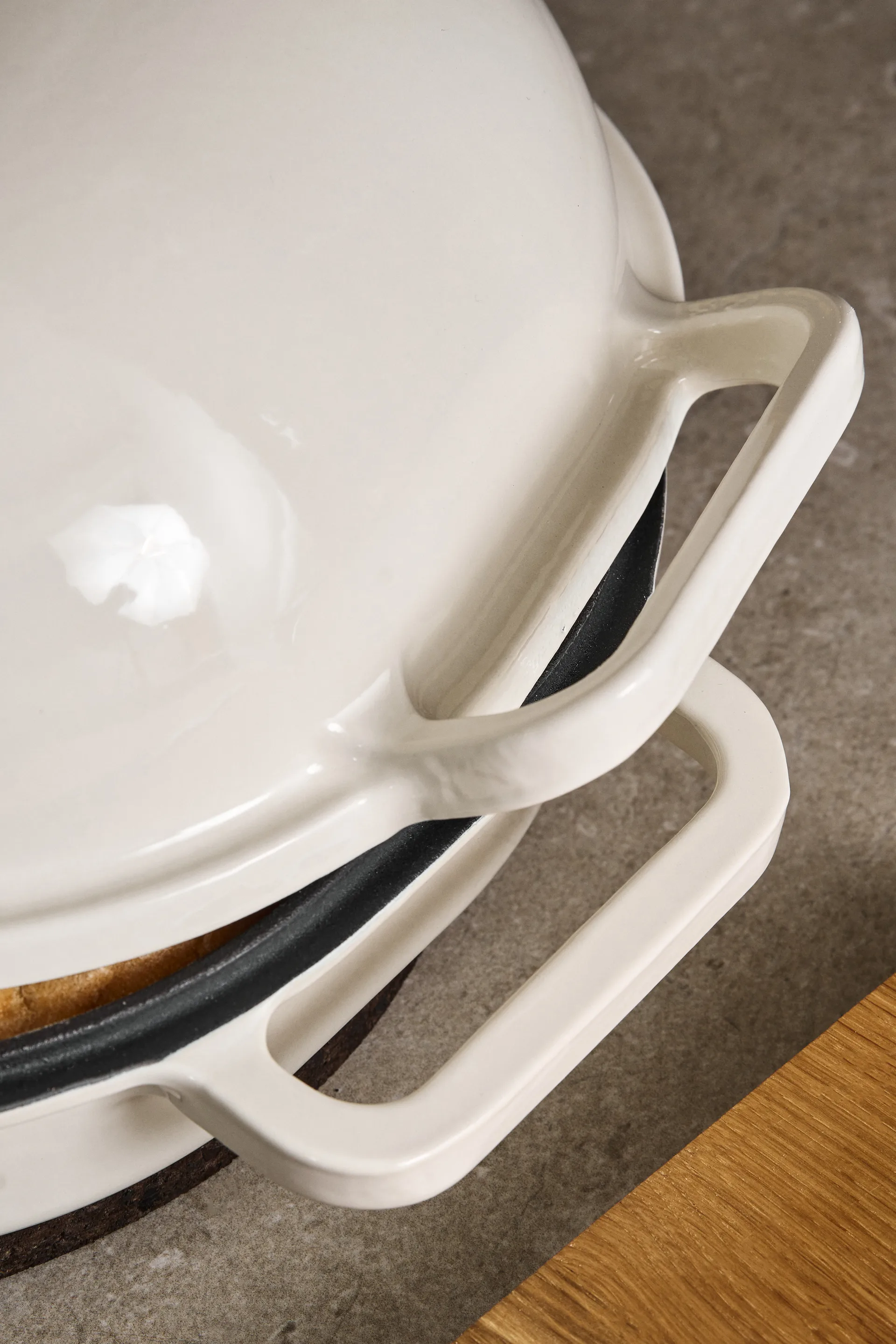 Stampo smaltato per pane Nordwik Levain 39x26 cm, Crema Nordwik